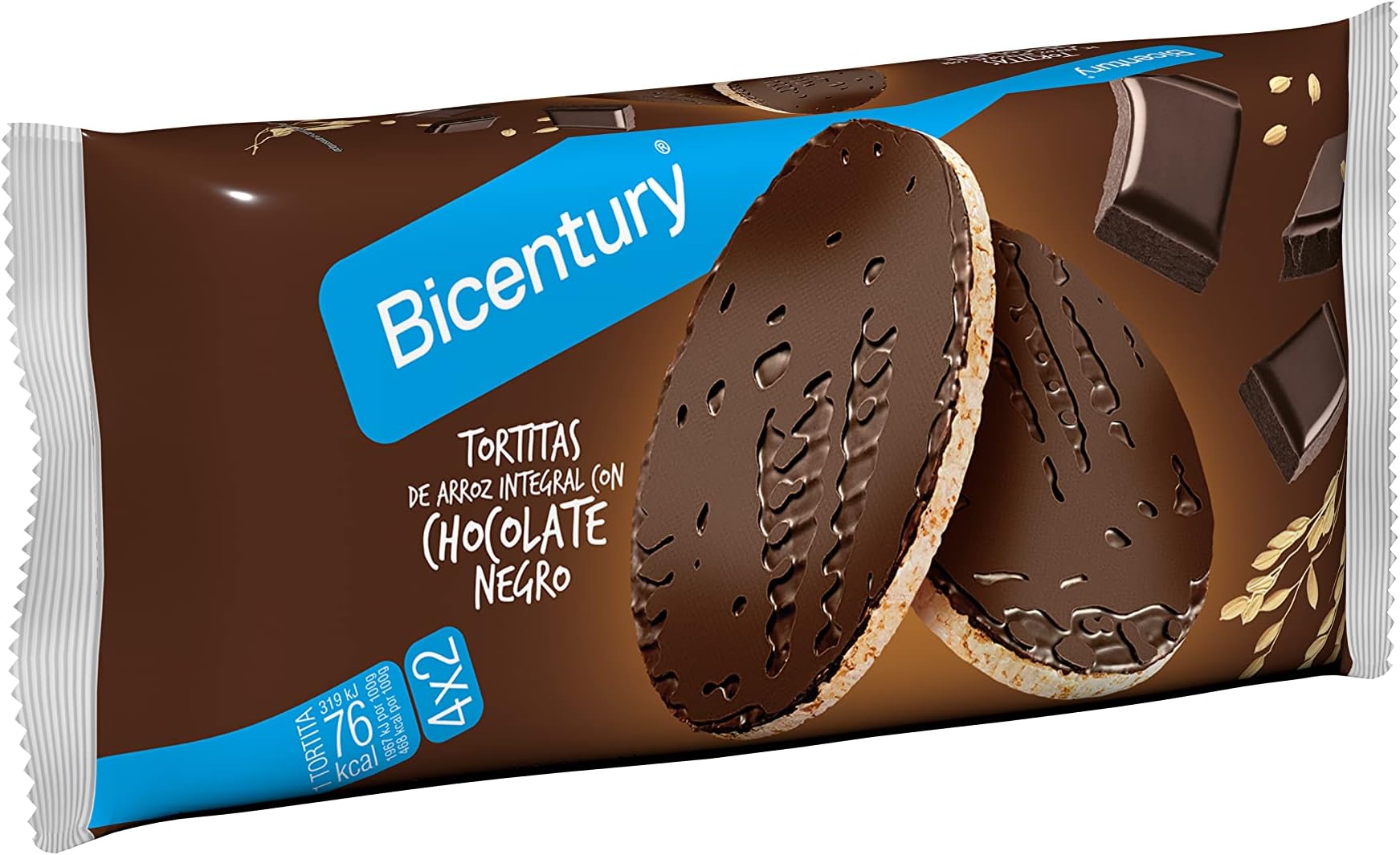 Bicentury Black Choco Brown Rice Pancakes 130 GR