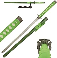 Vista 13 de Snake Eye Tactical Espada samurái katana de dos tonos con soporte de espada gratis