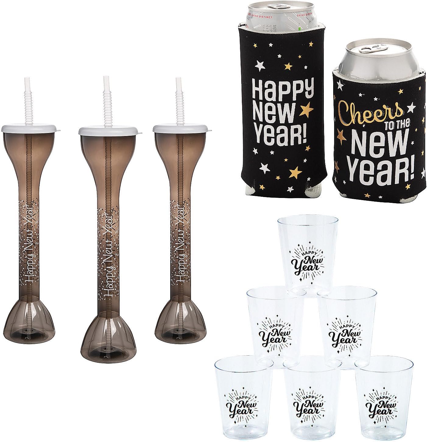 Kit de Vajilla para Año Nuevo - 42 Piezas