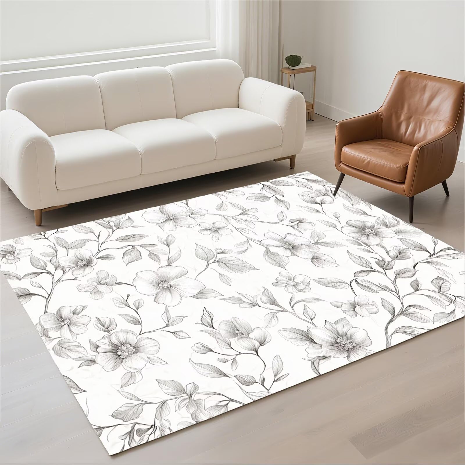 Tapis de couloir chambre moderne lavable antidérapant pour l'entrée