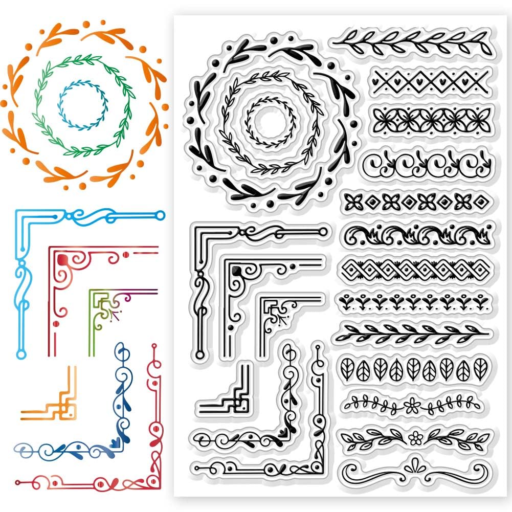 CHGCRAFT Timbri In Silicone Trasparente 15x15 Cm - Punti Di Riferimento E Viaggi Per Scrapbooking, Biglietti, Diario E Inviti - copertina