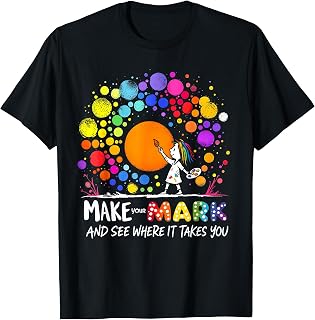 Colorful Dot Day Designs Make Your Mark Happy Dot Day Girls Boys Colorful Polka Dot T-Shirt