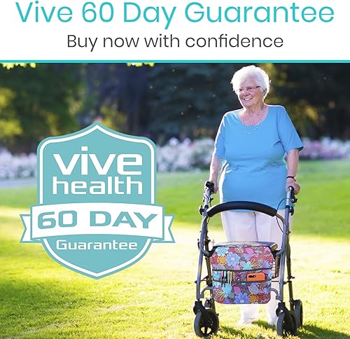 Vista 27 de Bolsa de transporte Vive para andador, universal, para accesorios de sillas de ruedas, andadores, andadores con ruedas y sillas de transporte, que