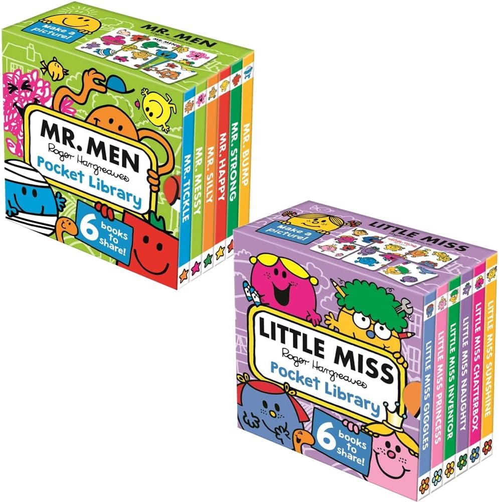Mr. Men And Little Miss Pocket Library 2 Books Box Set By Roger Hargreaves Board book – January 1, 2019