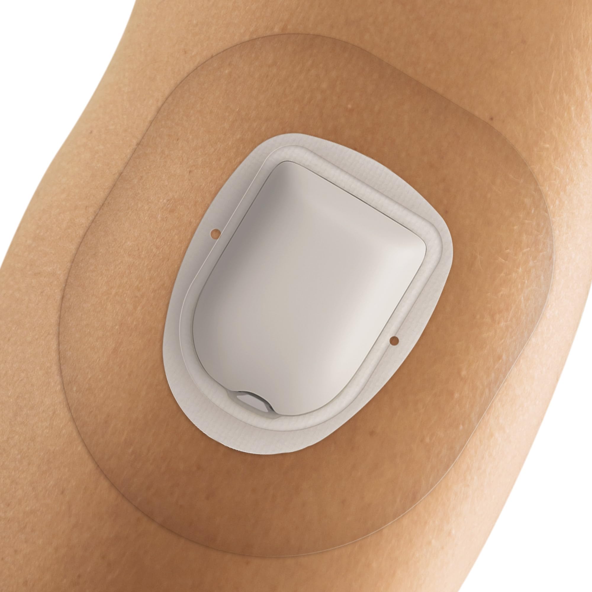 Fixic - 25 Pack - Adhesive Patches - Perfect for Omnipod - The Best Waterproof Adhesive Covers for Omnipod Sensors - Pre-Cut Back Paper - Long Fixation for Your Sensor! (Transparent)