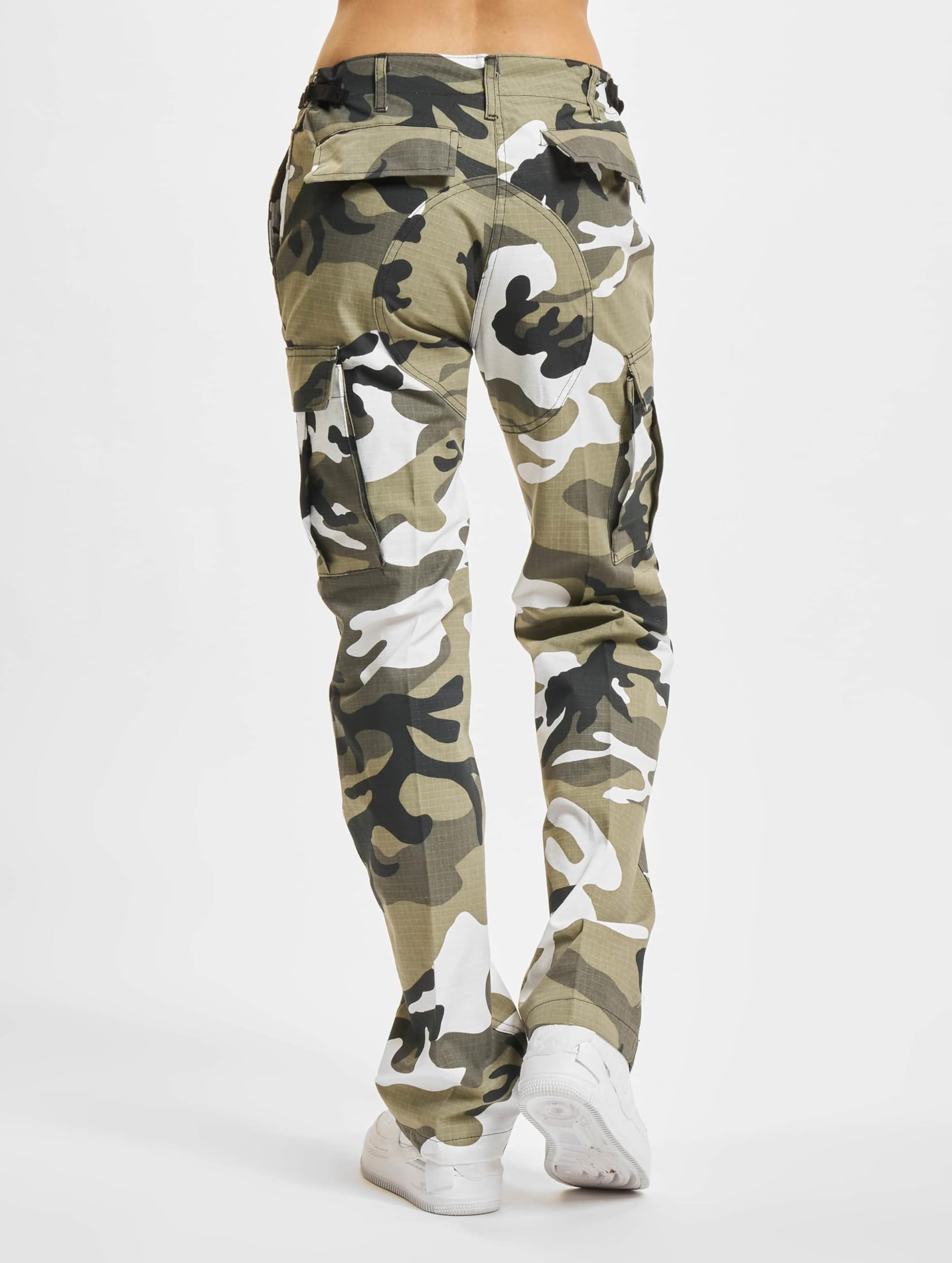 Brandit Pantalon Indéchirable BDU Femme Pantalon Cargo Noir Cargo