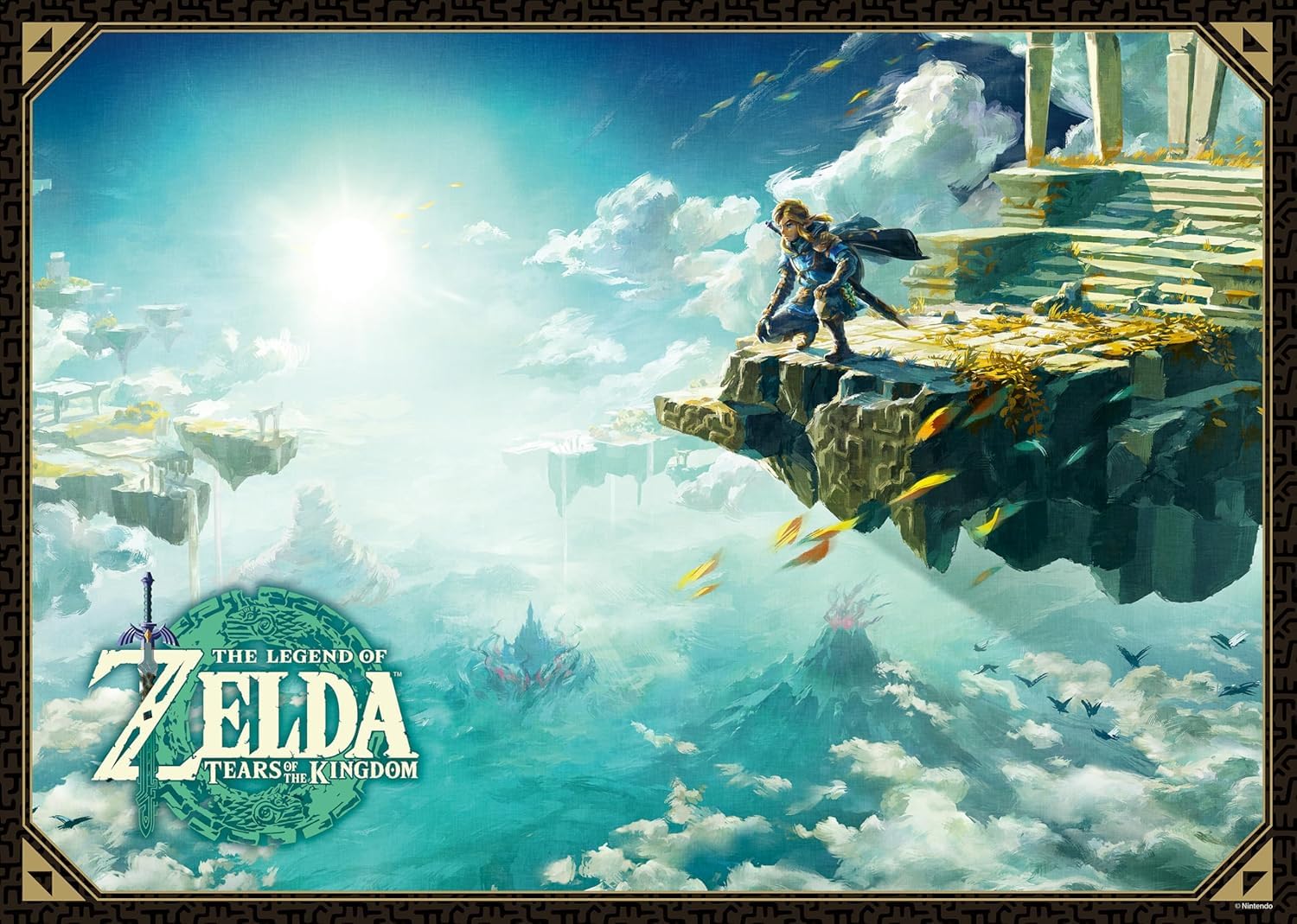 Ravensburger - Puzzle 1000 Pezzi The Legend Of Zelda | Puzzle Adulti E Bambini Con Una Misura Di 70x50 Cm | Regalo Per Adulti E Bambini Da 14 Anni E Più | Puzzles Ravensburger