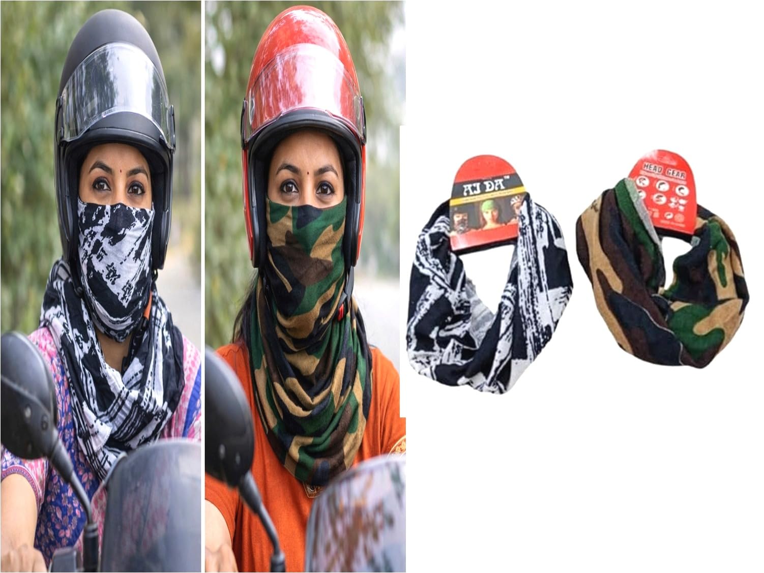 Beauty Tool Soft Cotton Scarf O Ring Shawl Neckerchief Boy, Girl Circle Loop Neck Warmer (Multicolor) |Pack Of 2|-picture-49