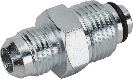 Steel Power Steering Box Adapter Fitting 18mm-1.5 IFM/-6 AN, 80-Up GM