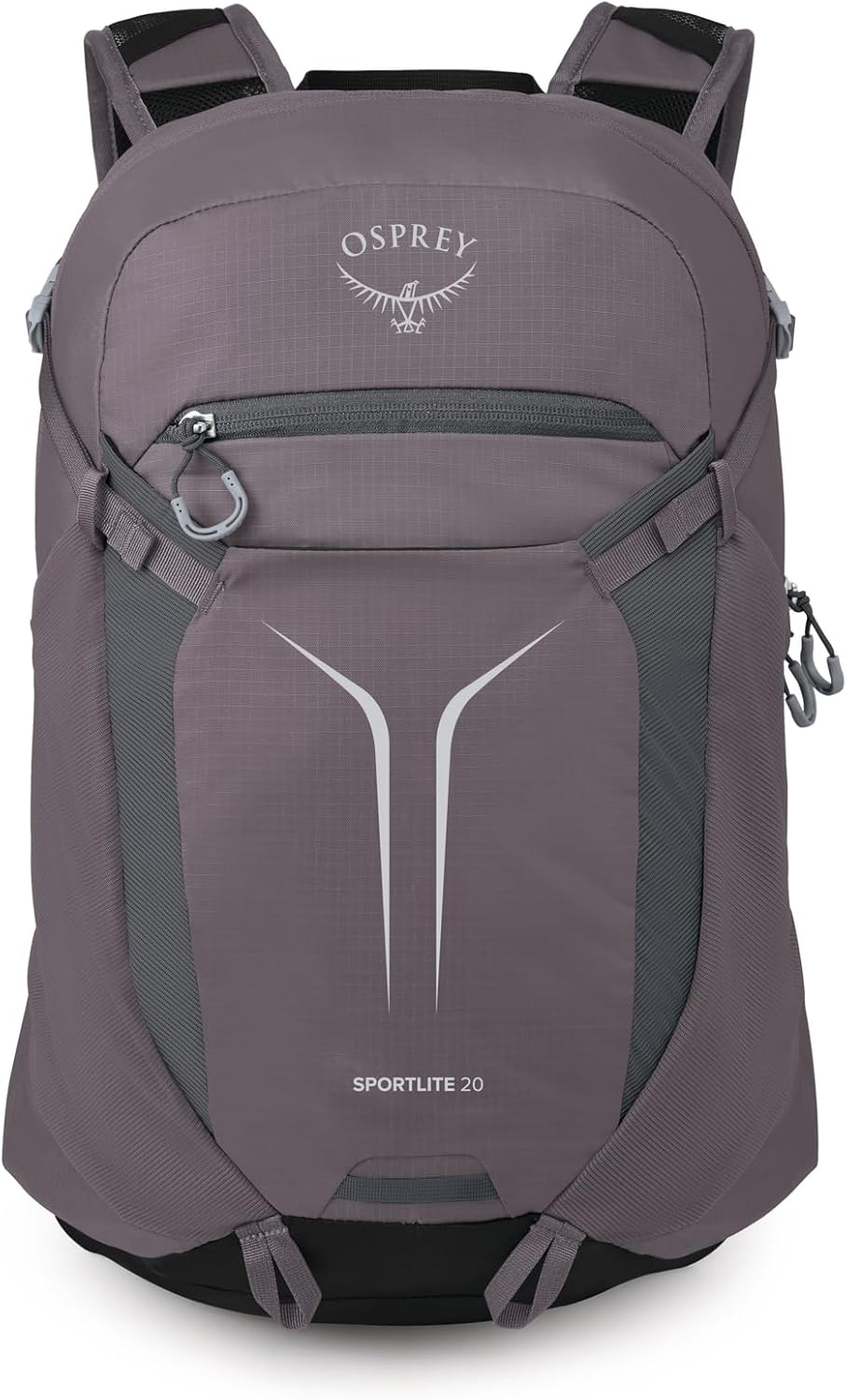 Osprey Sportlite 20L Lightweight Hiking Backpack for Men and Women - Everyday Hiking Bag - Travel Daypack, Graphite Purple