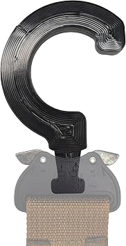 Cobra Buckle Belt Hanger Gear Mount Holder Storage Rack Tactical D Ring Normal, Light Brown