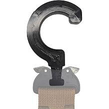 Cobra Buckle Belt Hanger Gear Mount Holder Storage Rack Tactical D Ring Normal, Black