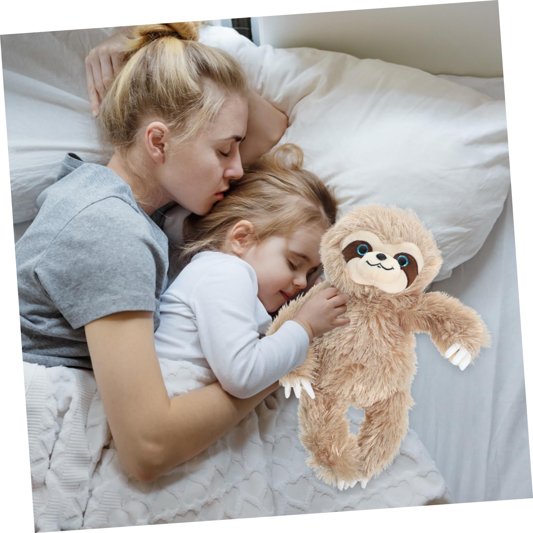 TOYANDONA 2piezas Juguete De Peluche De Árbol Lento Adorable y para Decoración Animal De Compañía para Abrigar y Jugar