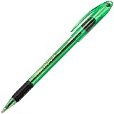 Pentel RSVP Razzle-Dazzle Ballpoint Pen, (1.0mm) Medium Line, Green Barrel, Black Ink, Box of 12 (BK91RDD-A) – view 2