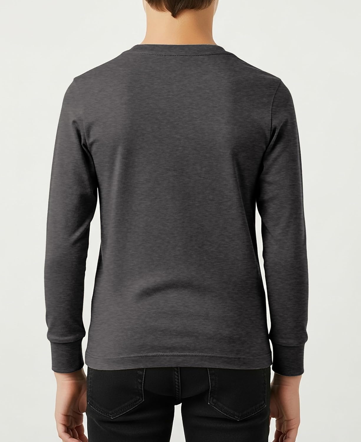 Andrew Scott Boys' 100% Cotton Thermal Top | Long Sleeve Crewneck Baselayer Shirt | Multi-Packs - Image 4