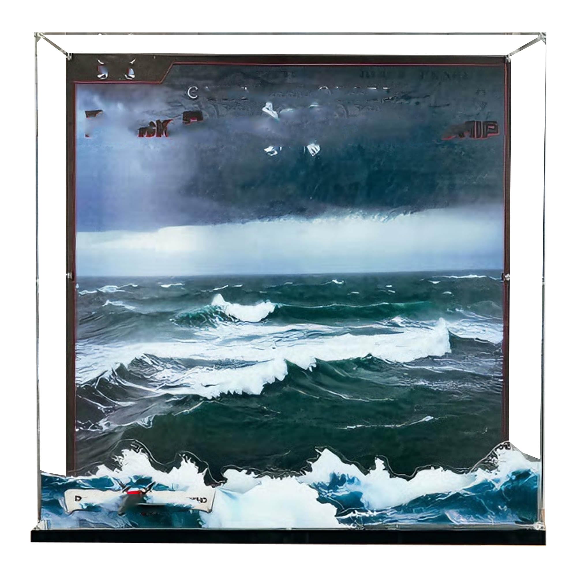 Acrylic Display Case for Le-go 10365 Model (Back spray A)