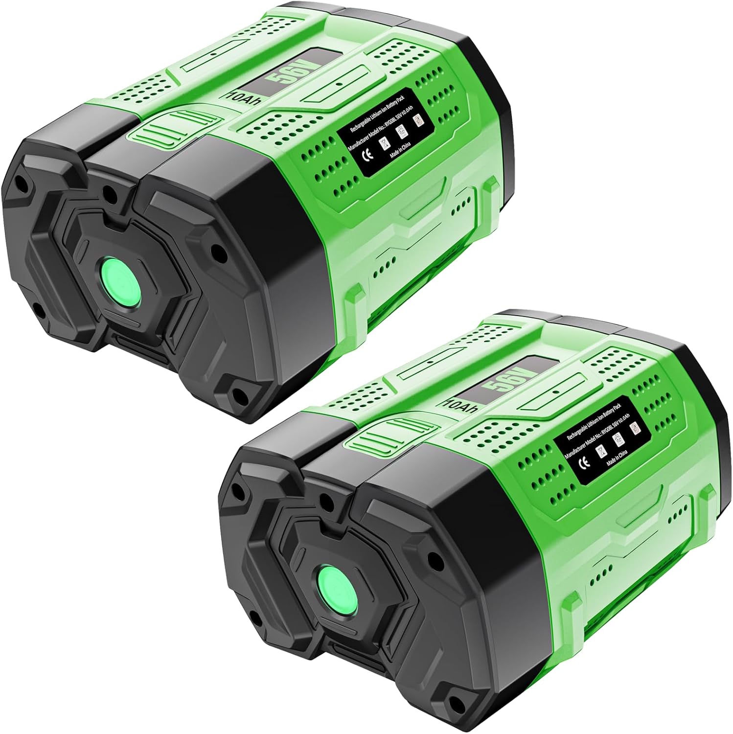 Munikind 2-Pack 10Ah EGO 56V Battery Replacement Review: Power Lawn Mowers & Garden Tools Longer