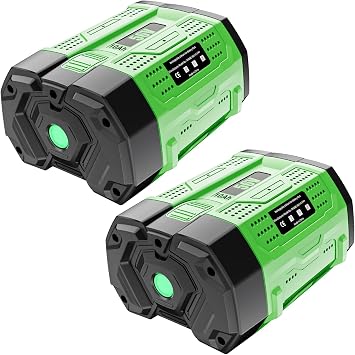 Munikind 2Pack 10000mAh Replacement for EGO 56V Battery BA4200 Lithium | Replacement for EGO 56 Volt Battery 10.0Ah Conpatible with EGO 56 Volt BA4200 CS1604 CS1804 CS1403 HT2400 Power Tools