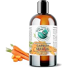 Bella Terra Oils - Organic Carrot Seed Oil 16 oz - Pure Organic Carrot Essence, Offering the Best of Vitamin C & Omega Fatty Acids, The Beacon of Natural Skin Care