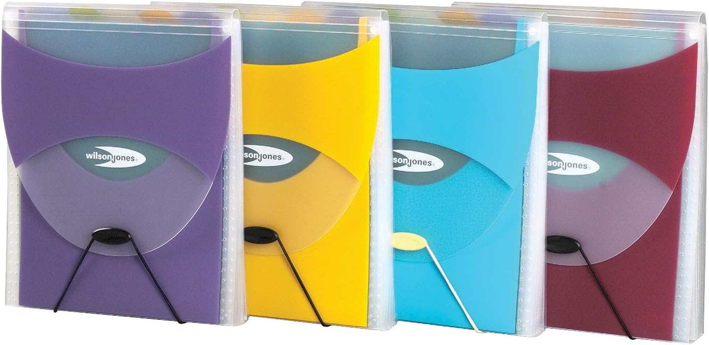 Wilson Jones Big Mouth Vertical Filer Organizer, 5.25 Inch Expansion, 10 x 12 Inches, Color May Vary (W68584A), Assorted Colors