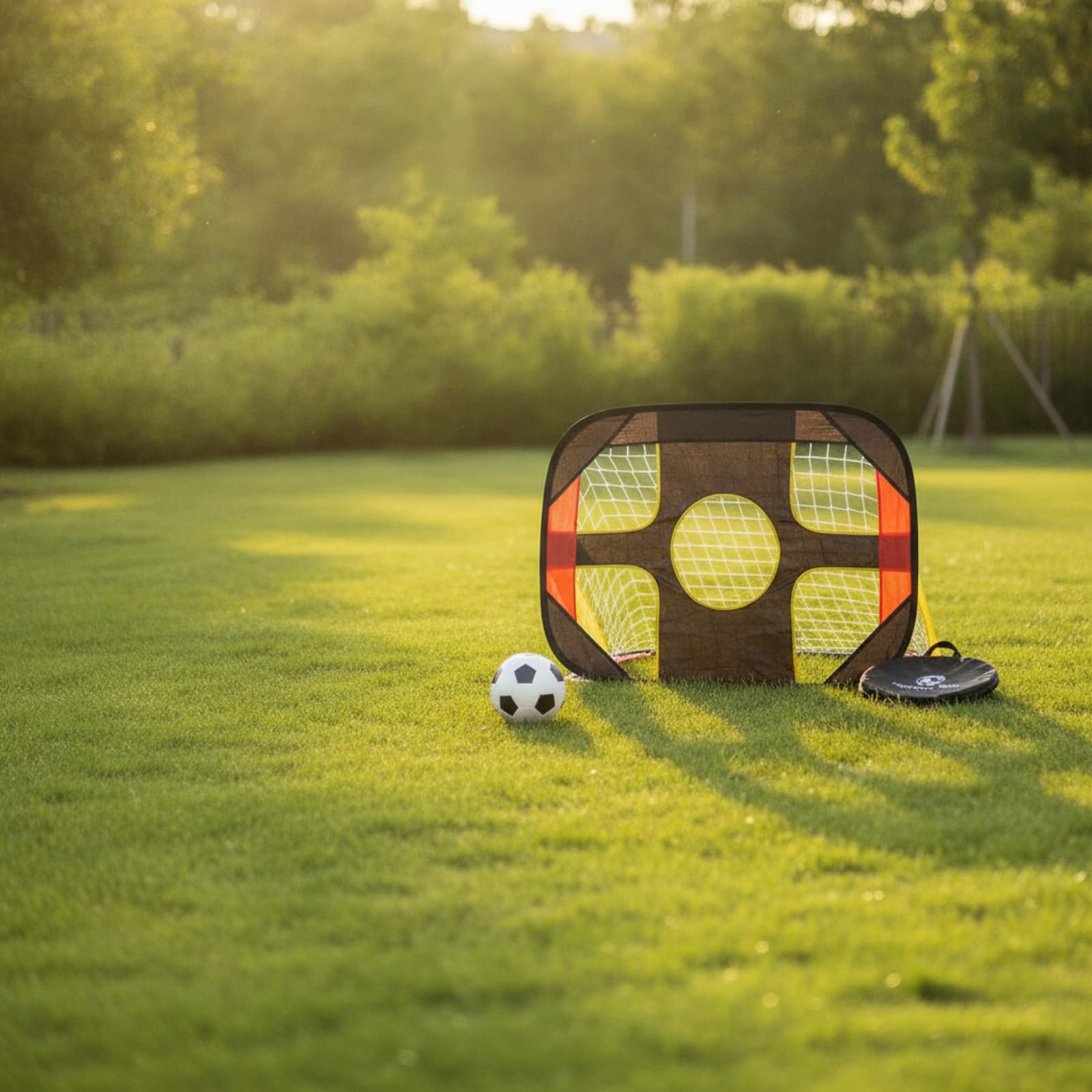 Porta da Calcio Portatile Leggera Porta da Calcio Pieghevole Salvaspazio Giocattolo per Bambini, Giardino, Parco