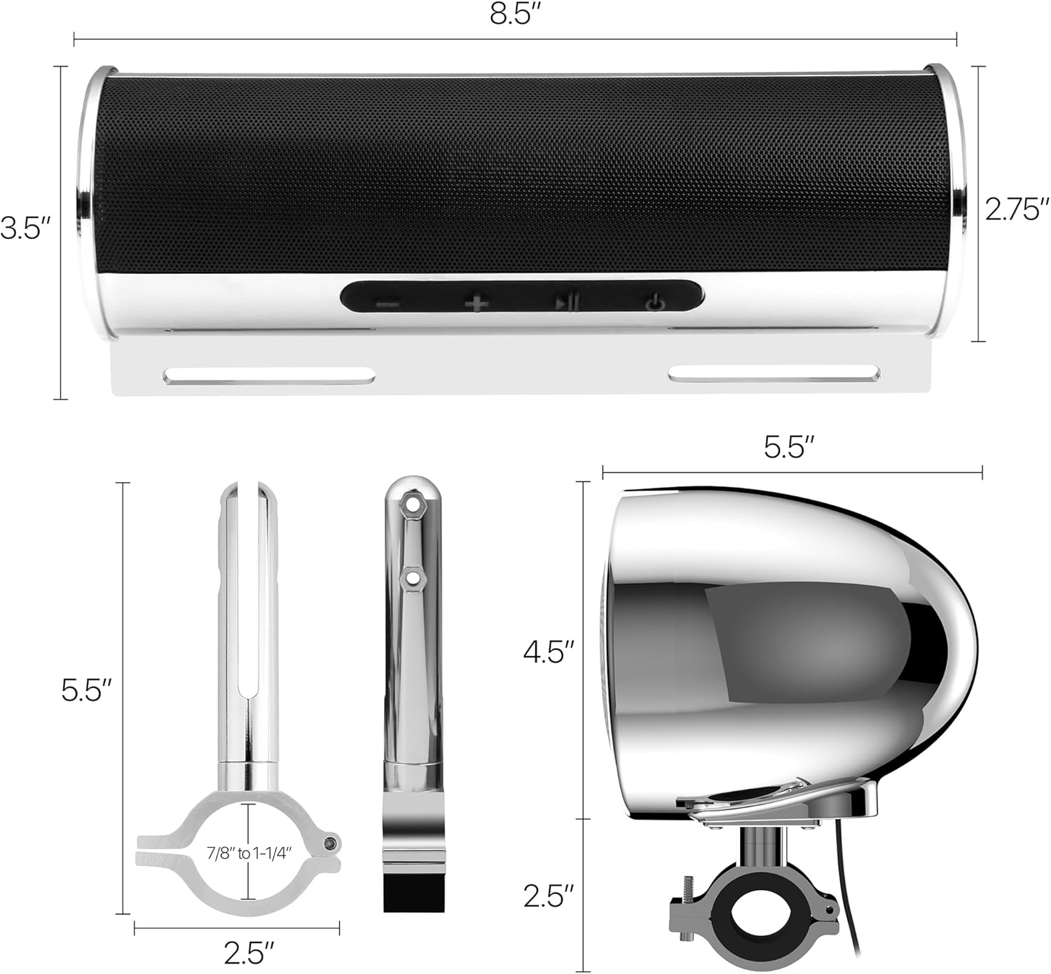 Close-up of the braided cable coming out of the GoHawk RD8-X45 soundbar, showing its durable construction.