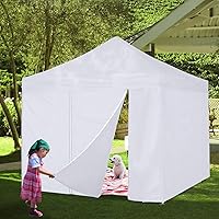 Vista 10 de COOSHADE Instant Canopy SunWall - Toldo de pared lateral de 10 x 10 pies para tienda de campaña desplegable, paquete de 1 pared lateral, color azul