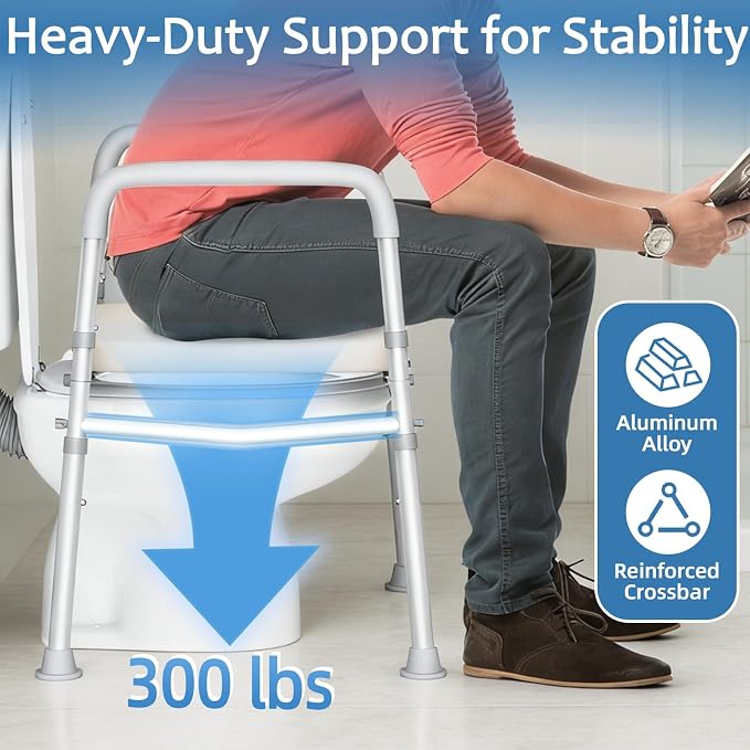 Base elevadora para inodoro ajustable hasta 300 lbs miniatura 4