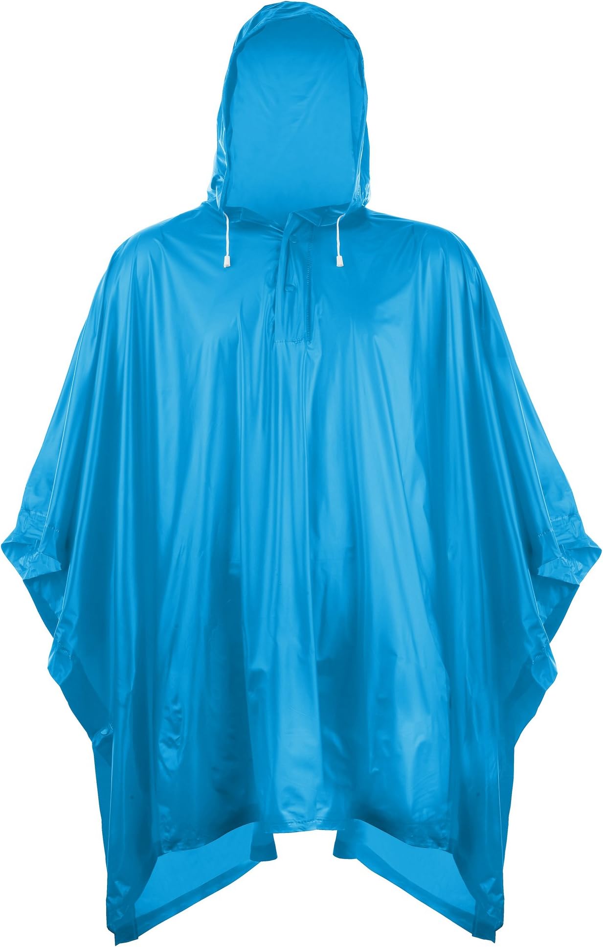 Unisex Adults Plastic Poncho / Rain Mac (One Size) (Sapphire)