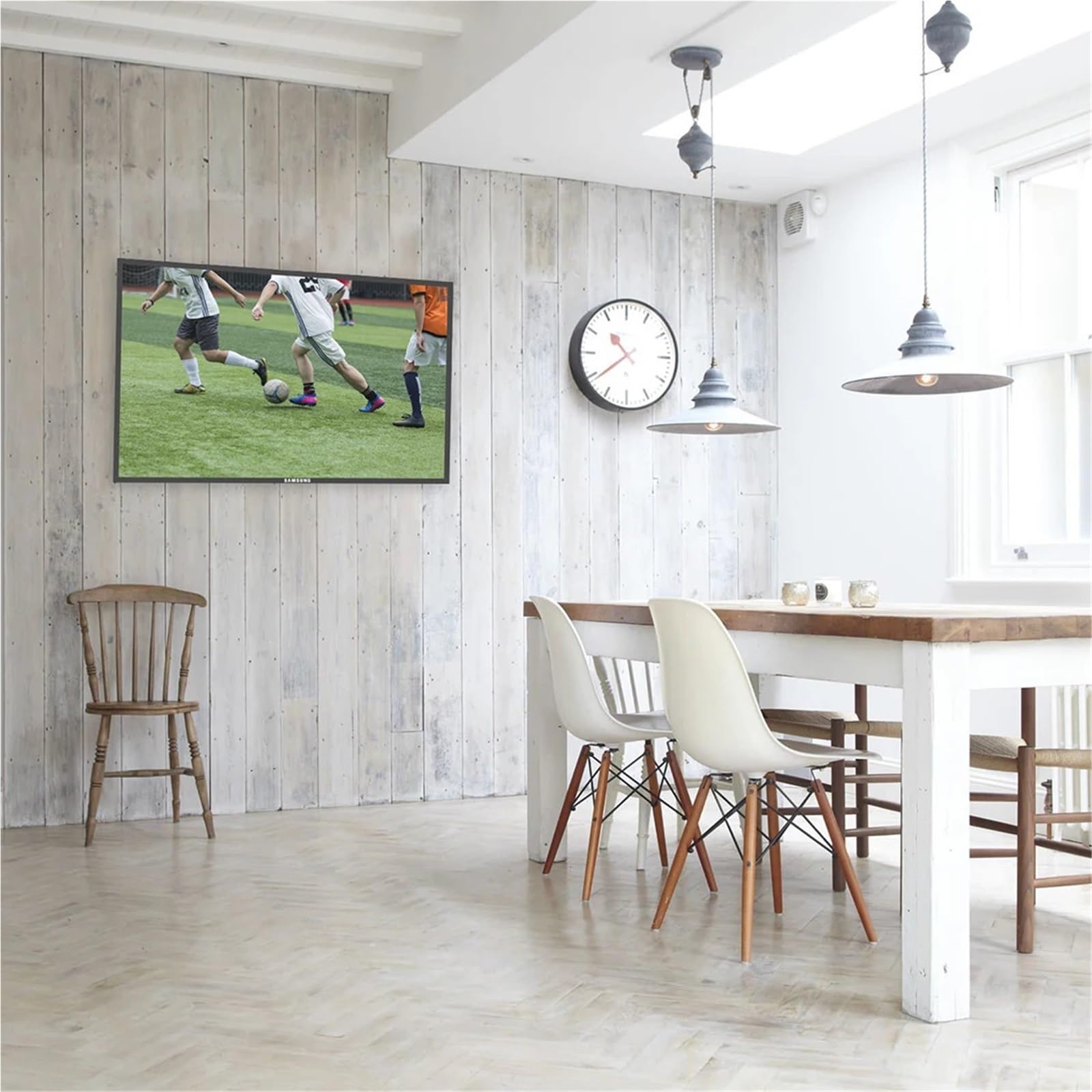 Staffa di montaggio a parete per TV a braccio lungo, inclinabile, orientabile, per TV LCD LED 4K da 26 a 55 pollici, grande capacità, 29,9 kg