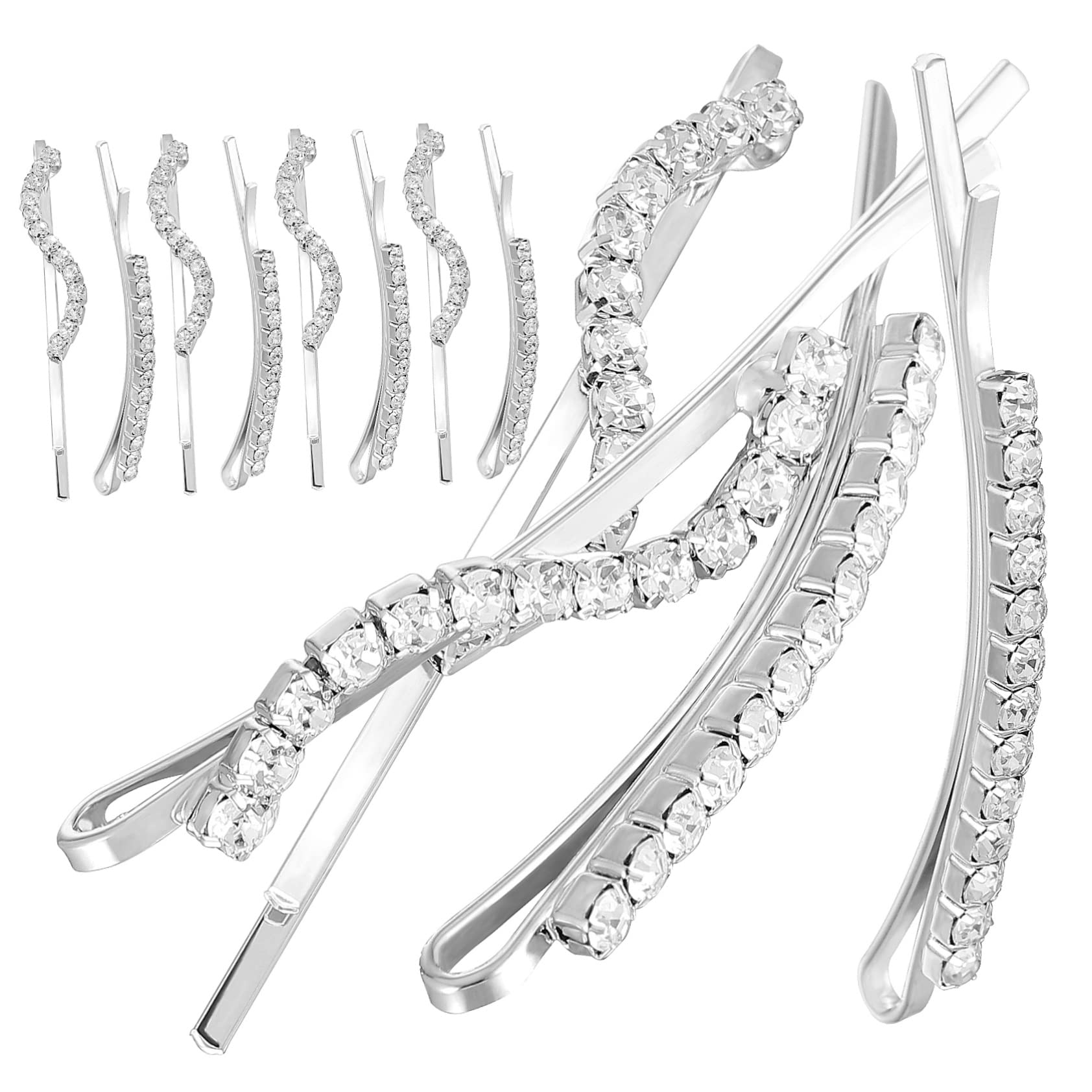 60stücke Strass-haarspangen Für Frauen Elegante Haarnadeln Mit Glänzenden Rhinestones Für Hochzeiten Partys Und Besondere Anlässe