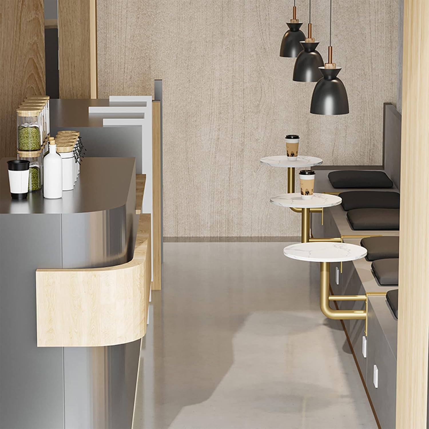 未使用 ステンレス製アジャスター付きテーブル 高さ調整機能 新品未