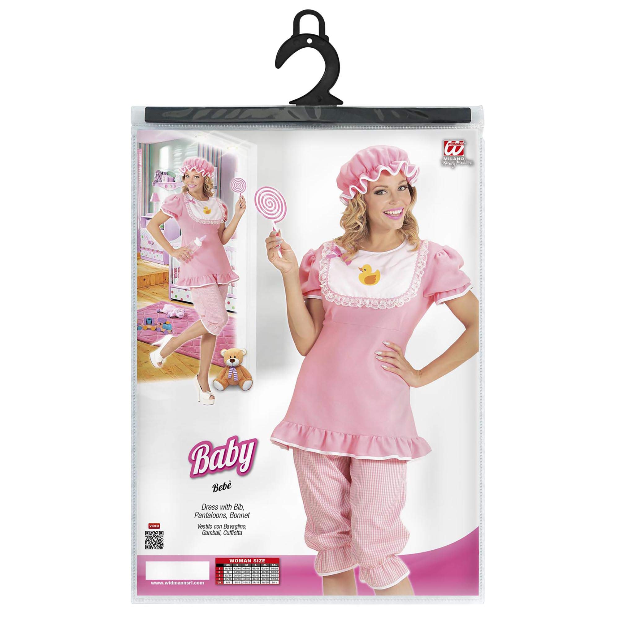 W WIDMANN MILANO Party Fashion - costume gigante bambino, bambina o bambino, costumi in maschera