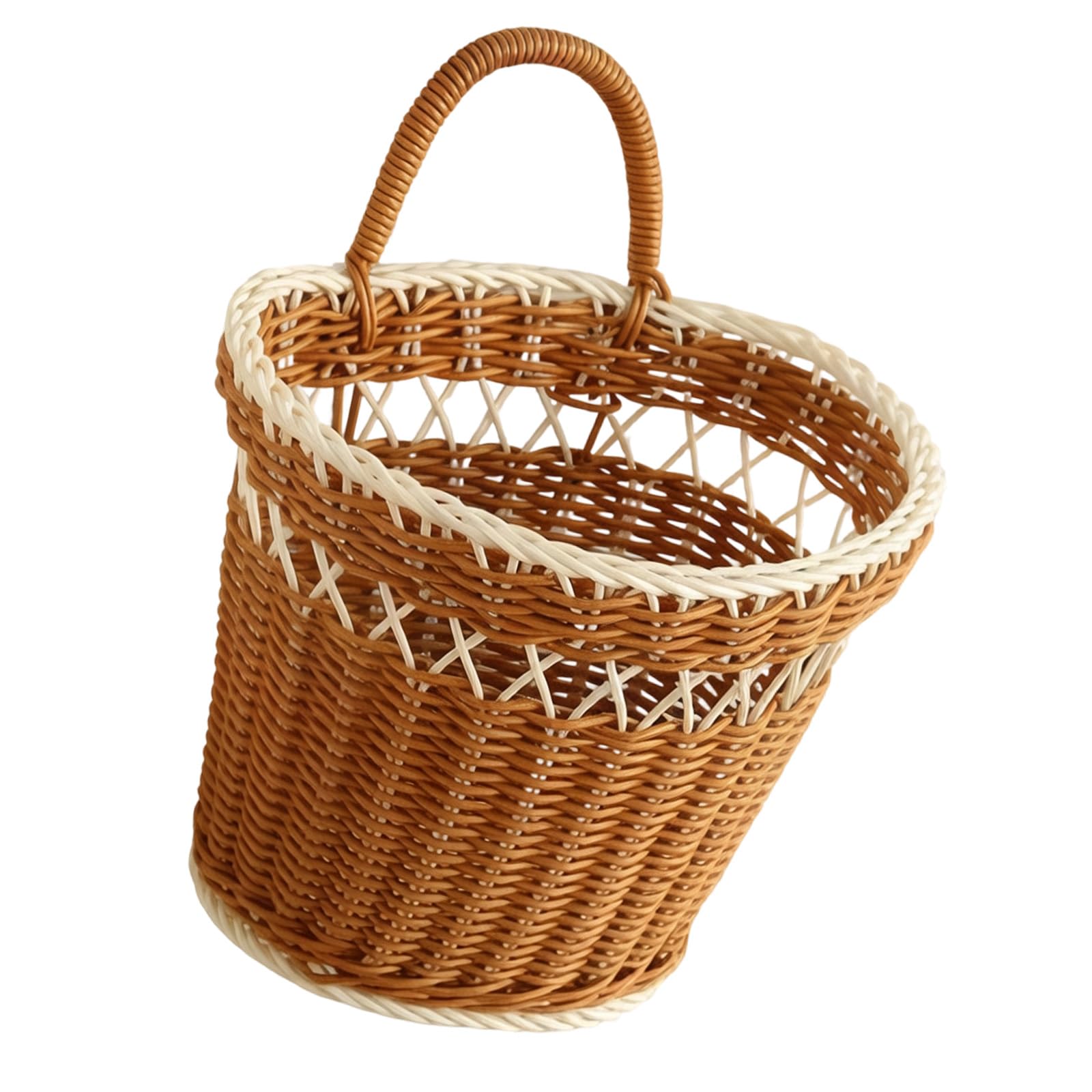 Buxuaaaa Practical Kitchen Storage Solution with Sturdy Construction Gingers Garlic Fruit Vegetable Holder Decoration Kitchen Hanging Basket