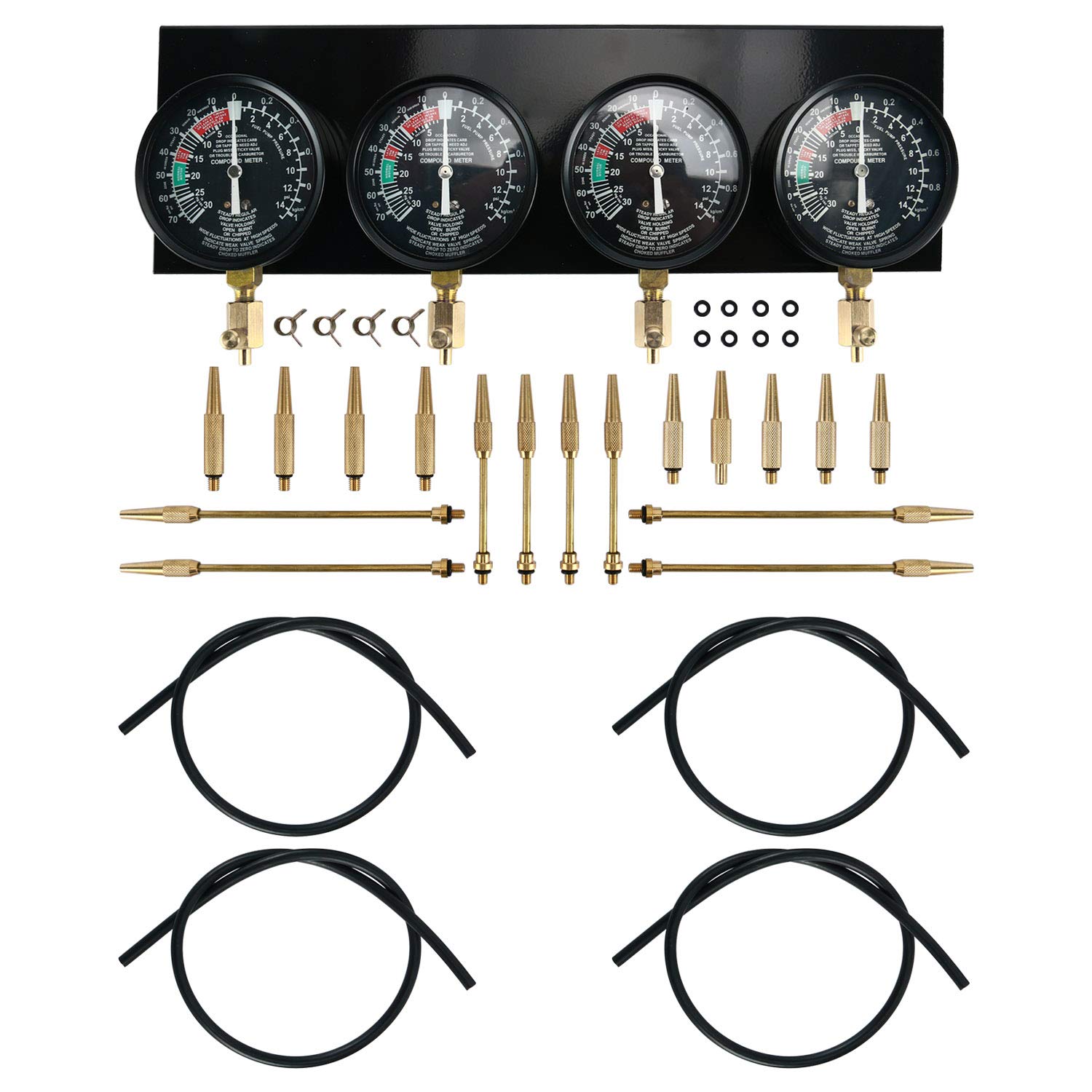 Carburetor Synchronizer and Adjustment Kit Fuel Vacuum Gauge Tool