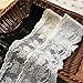 8CM Width Europe Crown Ribbon Wedding Applique Inelastic Embroidery Lace Trim,Curtain Tablecloth Slipcover Bridal DIY Clothing/Accessories.(2 Yards in one Package) (Pink)