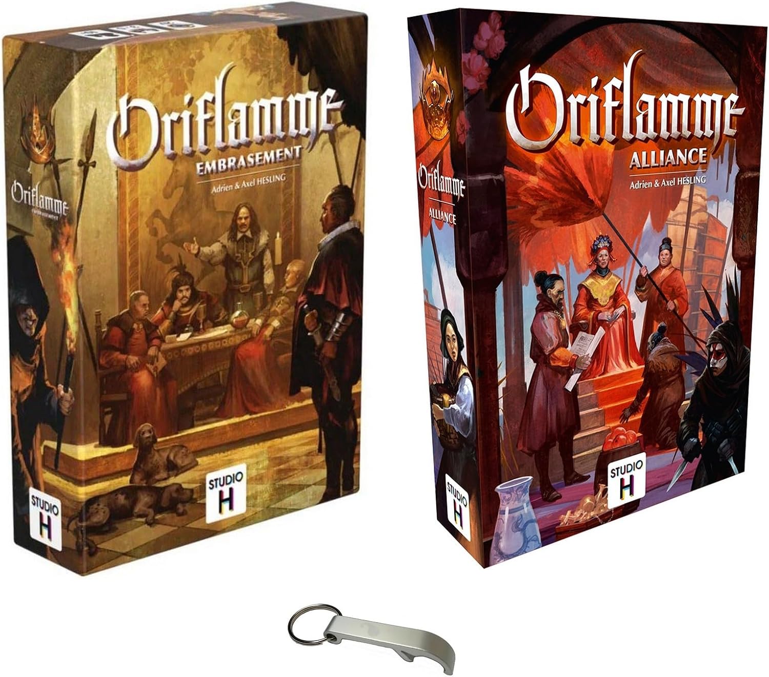 Oriflamme — le jeu installe (vue 1)