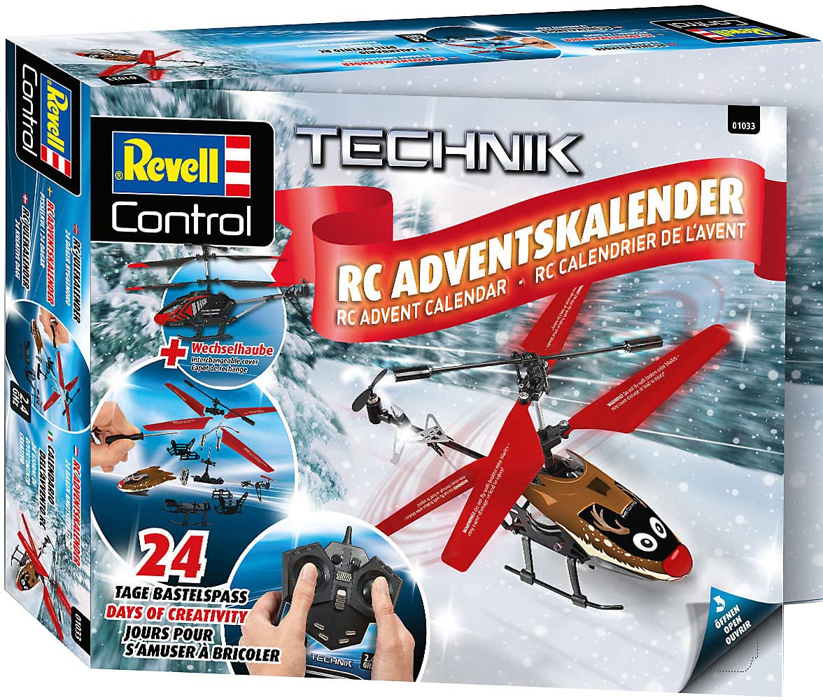 Revell Control- Calendrier de l'Avent RC Hélicoptère 2020, 01028-9091 Revell Control- Calendrier de l'Avent RC Hélicoptère 2020, 01028-9091