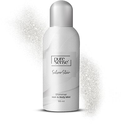 Silver Star All Day Fragrance | Long Lasting | Travel Friendly Hair and Shimmer Body Mist Spray for Women 100ml