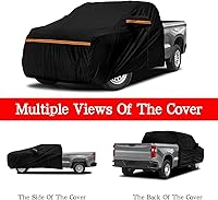 Vista 5 de Cubierta impermeable para cabina de camión reemplazable para Ford F-Series, Chevy Silverado, Dodge Ram, GMC Sierra CrewCab de 2 puertas, cubierta