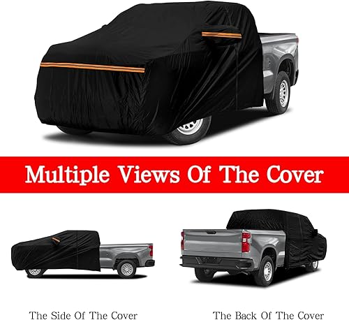 Miniatura 5 de Cubierta impermeable para cabina de camión reemplazable para Ford F-Series, Chevy Silverado, Dodge Ram, GMC Sierra CrewCab de 2 puertas, cubierta