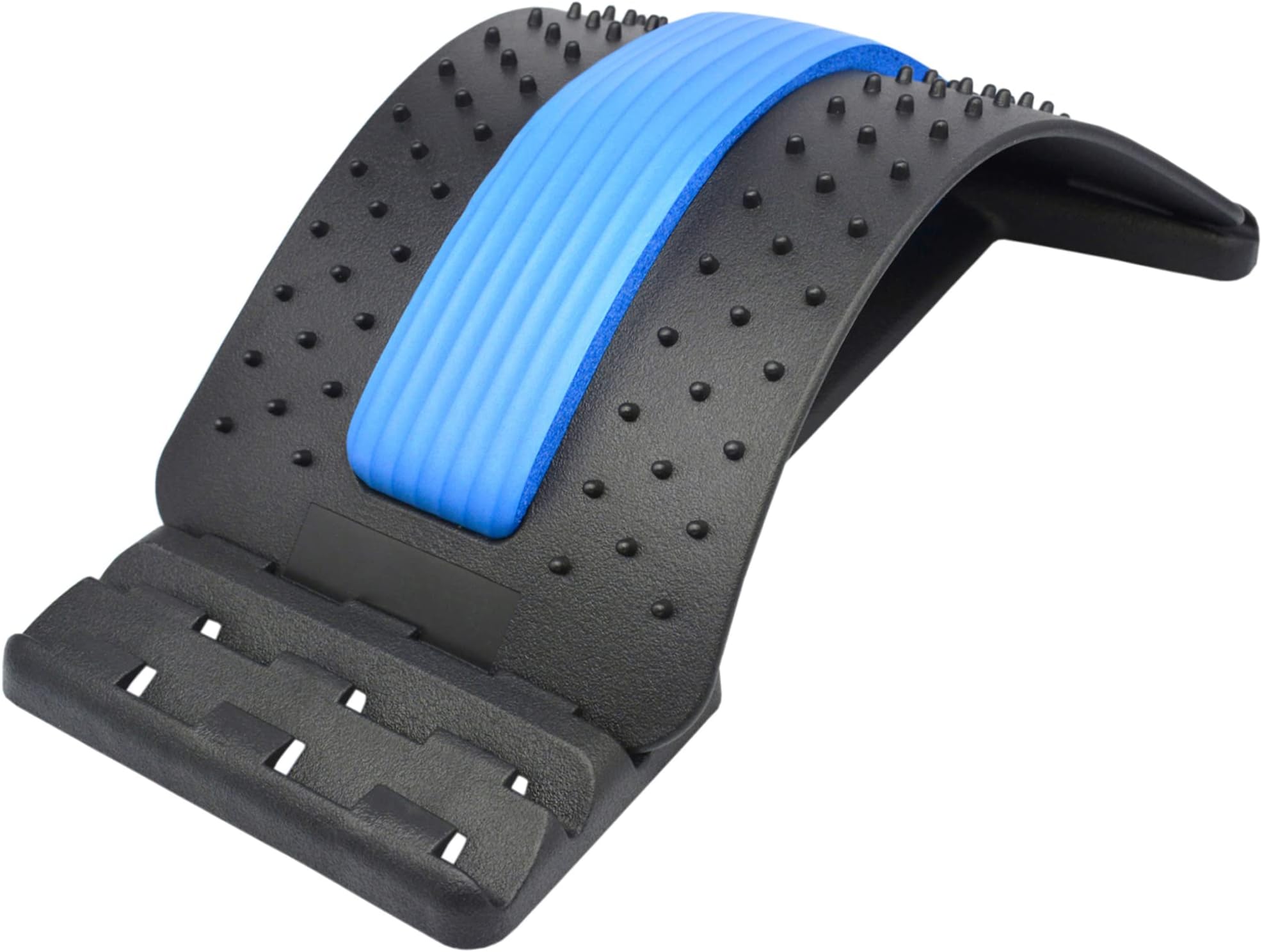 Back Stretcher, Back Pain Relief Products, 3-Level Back Cracker - Black/Blue