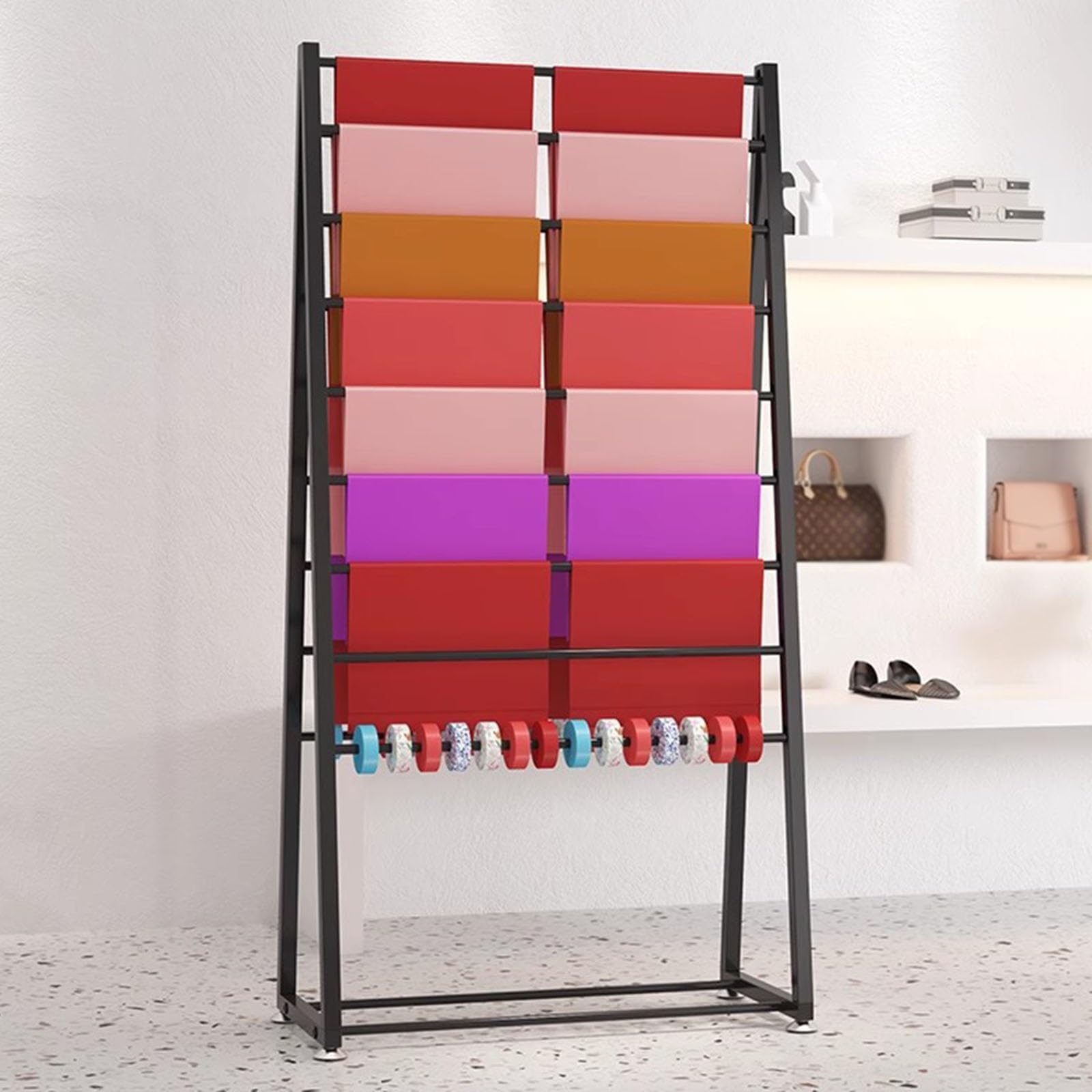 Slish Porte-papier de soie amovible pour boutiques de cadeaux et salles d'artisanat, 80 x 40 cm, parfait pour un accès facile et un rangement de papier d'emballage