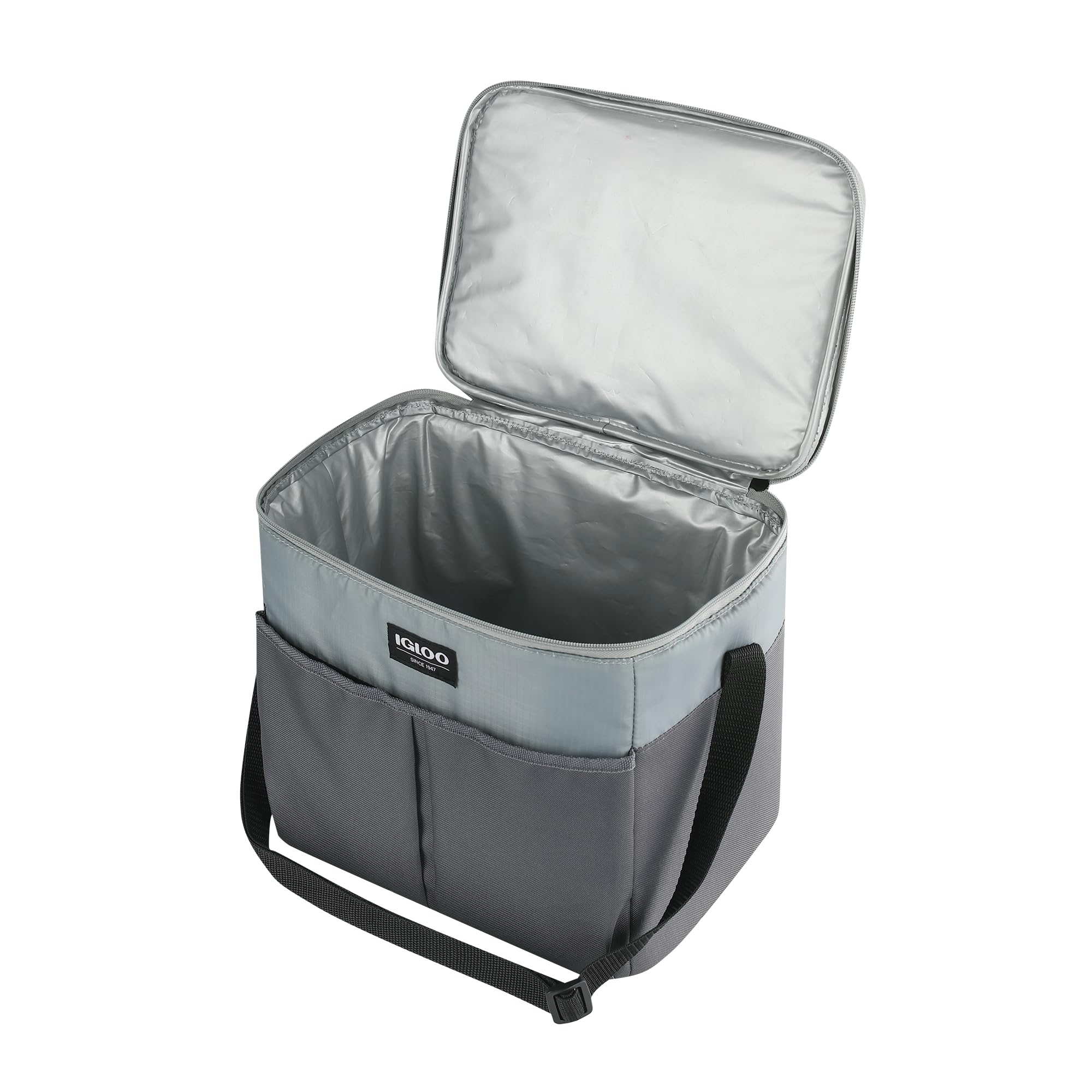 IGLOO Essentials torba chłodząca – miękka lodówka 8 L z paskiem, lekka i izolowana na plażę, piknik, camping, outdoor – kompaktowy design i dobra izolacja