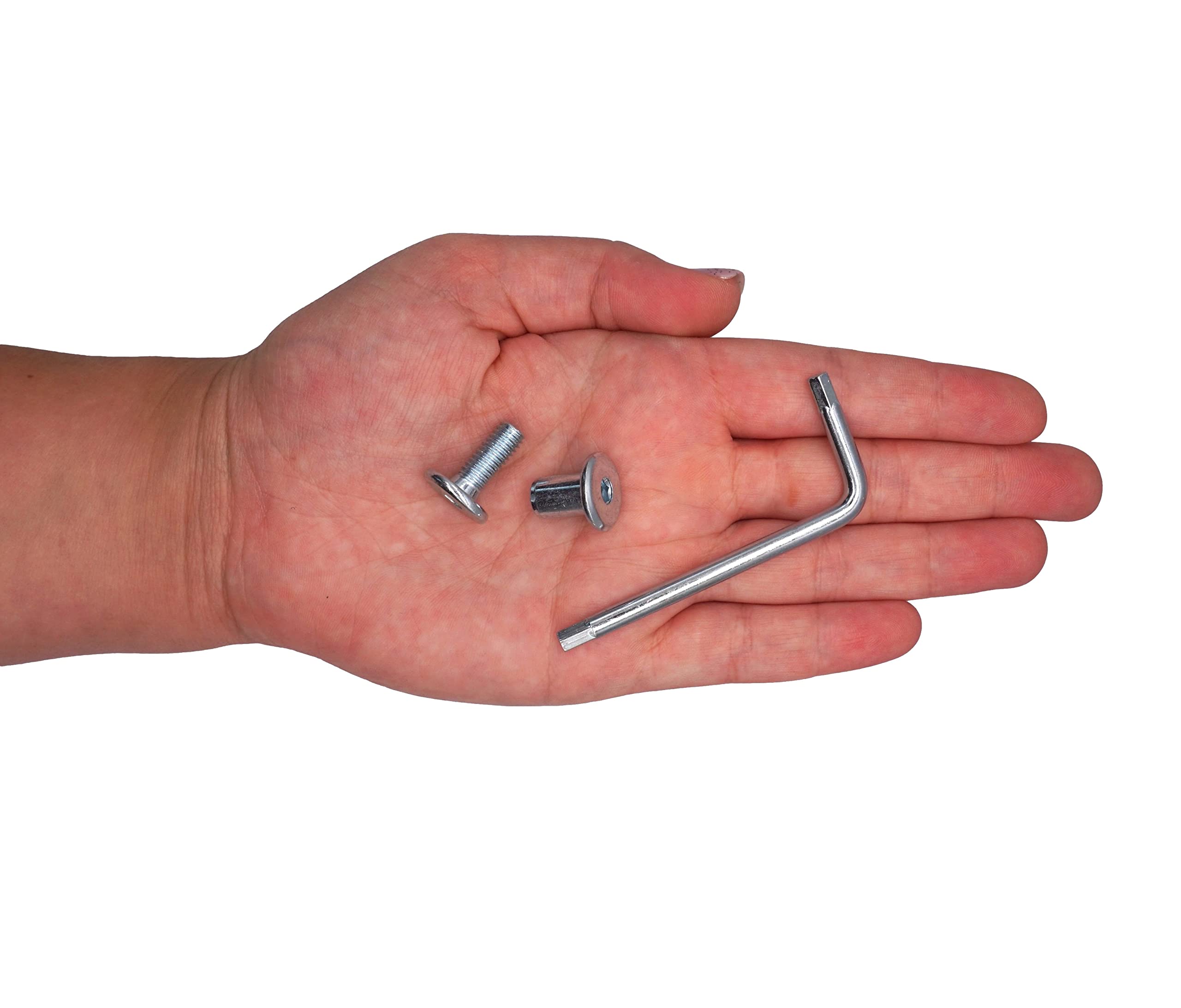 SKIR'CO (4 stuks) Verzinkte stalen M6 T-moeren, Vierpunts T SKIR'CO (4 stuks) Verzinkte stalen M6 T-moeren, Vierpunts T