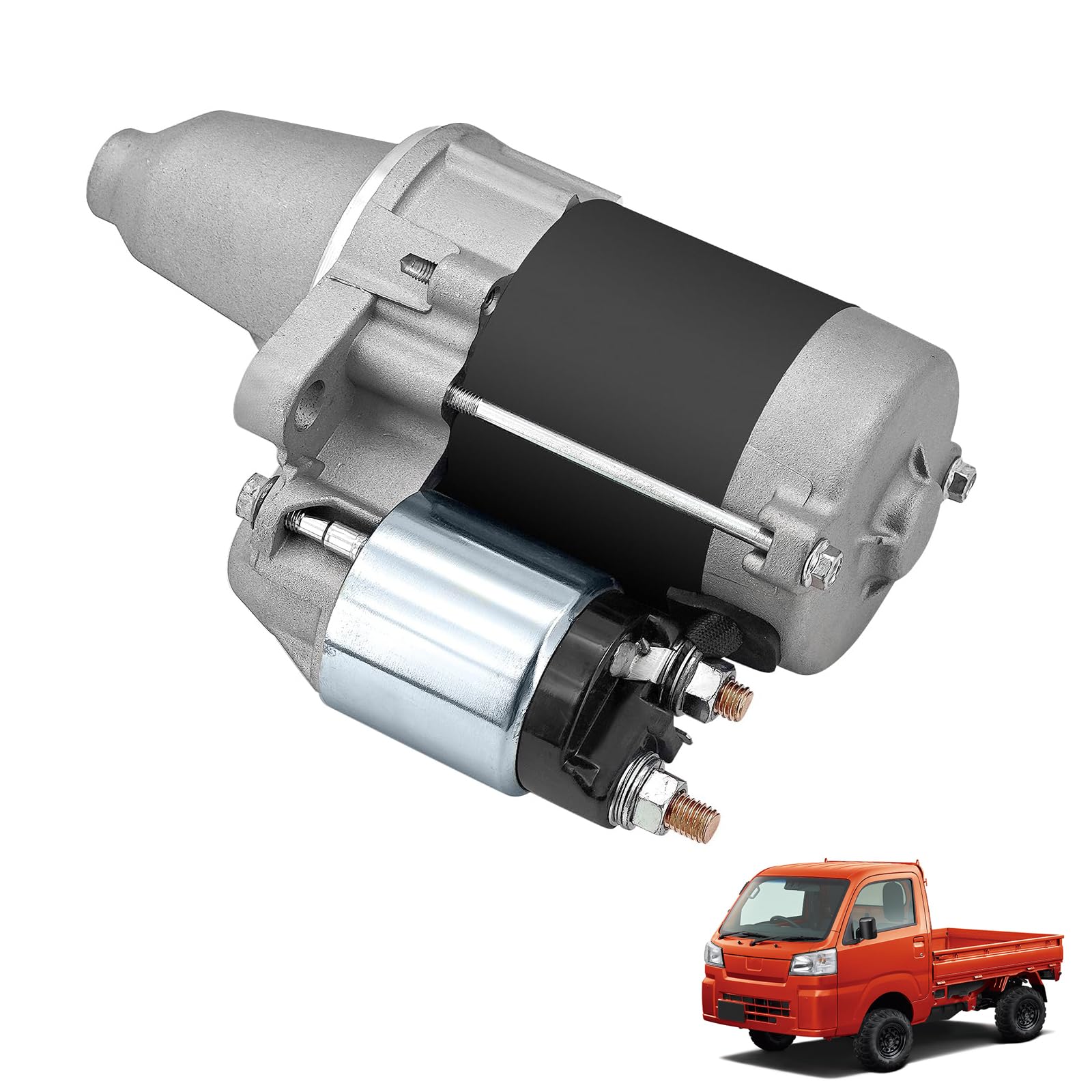Photo 1 of Yainetan 228000-3340 12V 9T Starter Motor Fits for Daihatsu Truck Hijet Replace # 28100-87536 2280003340 2810087536
