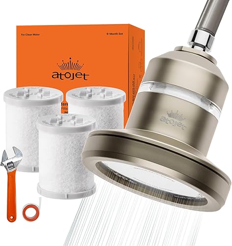 Miniatura 1 de Filtro de ducha con núcleo moldeado por la historia de la belleza de Corea, filtros de carbono puro para una piel más suave y un cabello más suave,