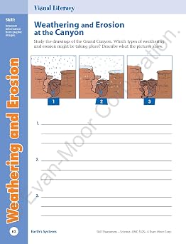Evan-Moor Skill Sharpeners Science Workbook, Grade 5, Physical, Life, and Earth Science, Activities, Organisms and Ecosystems, Atmosphere, Mixtures and Solutions, Chemical Reactions, Homeschool
