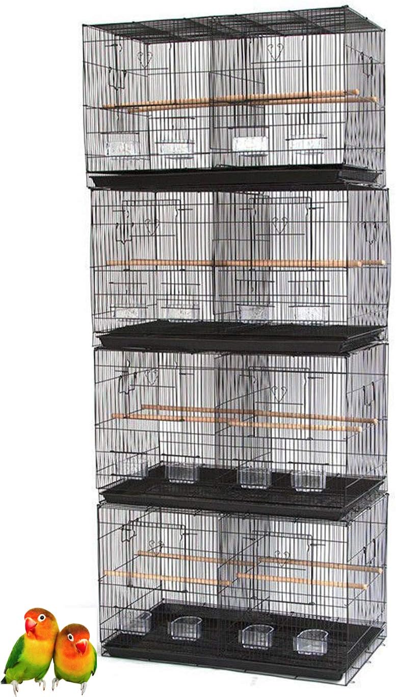 Mcage Lot of Breeding Bird Flight Cages for Canary