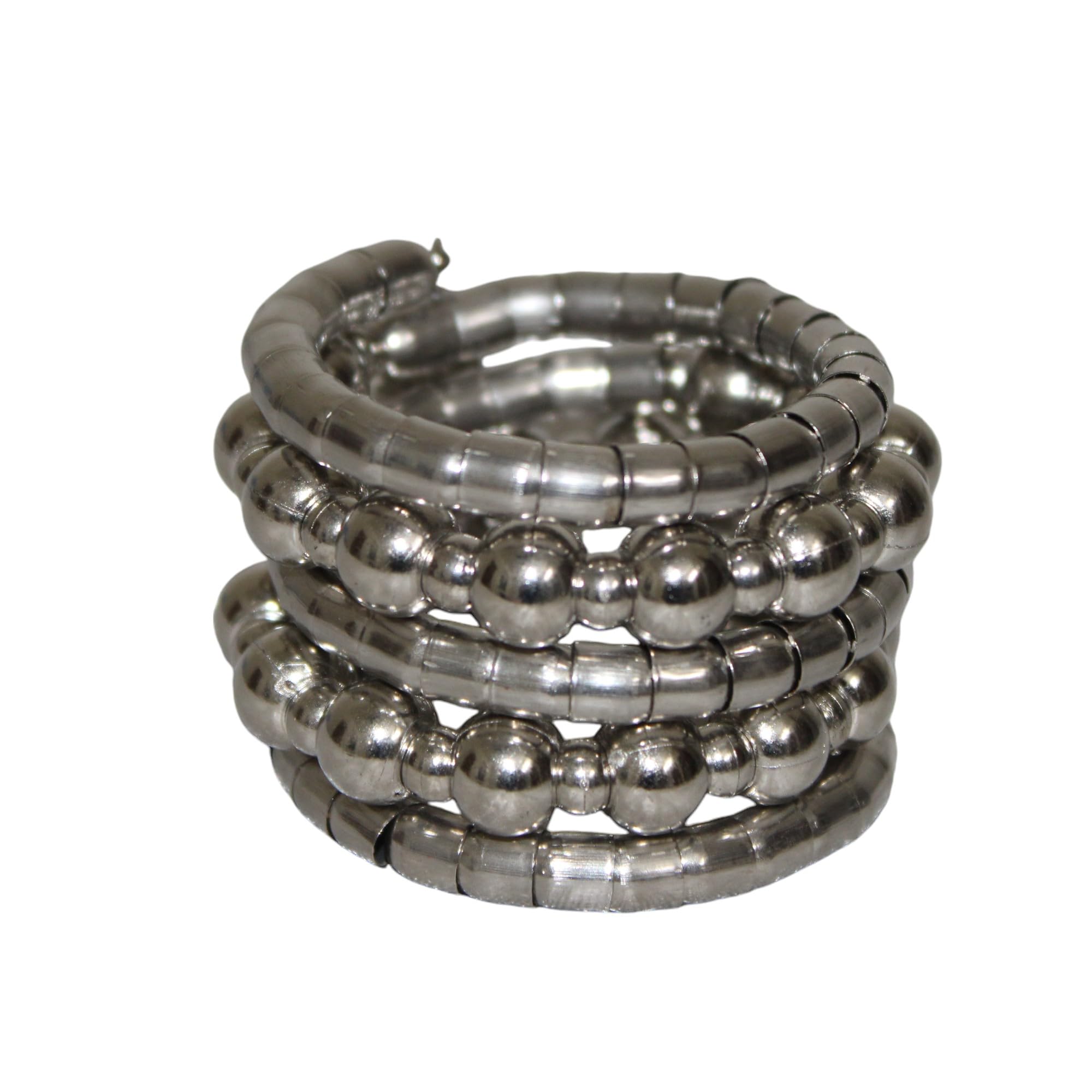 Stylish Oxidised Silver Bracelet Spiral Bracelet for Women & Girls (B0DFD1KCH7) Amazon Price History, Amazon Price Tracker